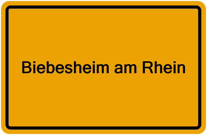 Handelsregister Biebesheim am Rhein